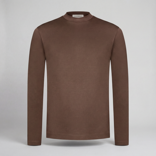 Pull brillant mercerisé