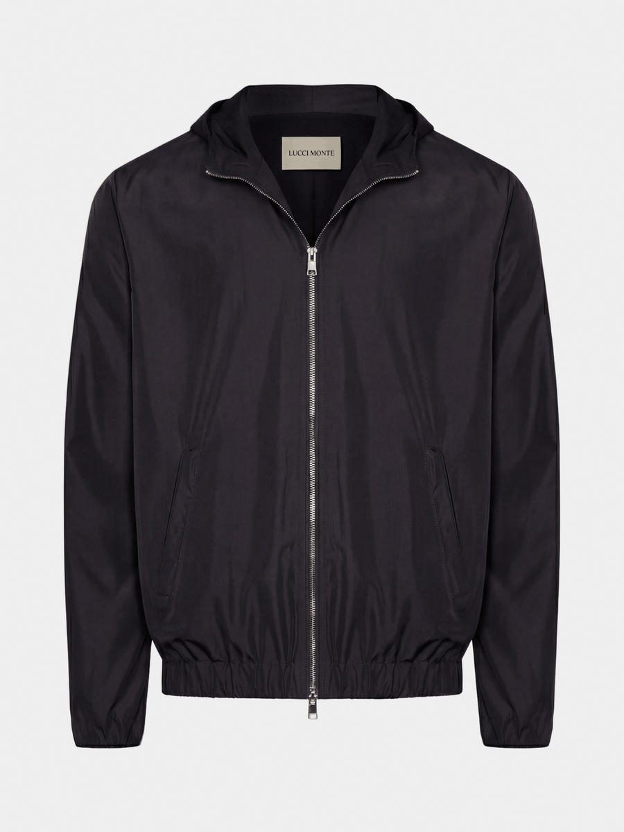 VESTE À CAPUCHE NOIRE PREMIUM