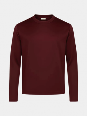 BURGUNDY MERCERISED GLANS PULLOVER
