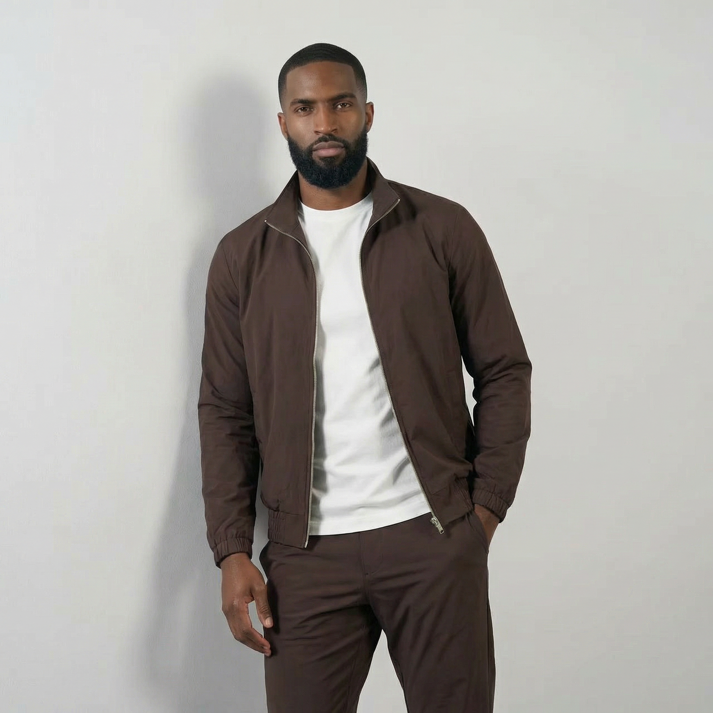 BROWN TECH SUIT