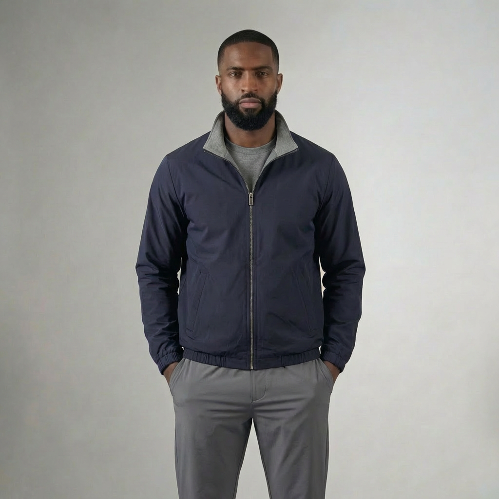 TWO-SIDED MIDNIGHT BLUE JACKET