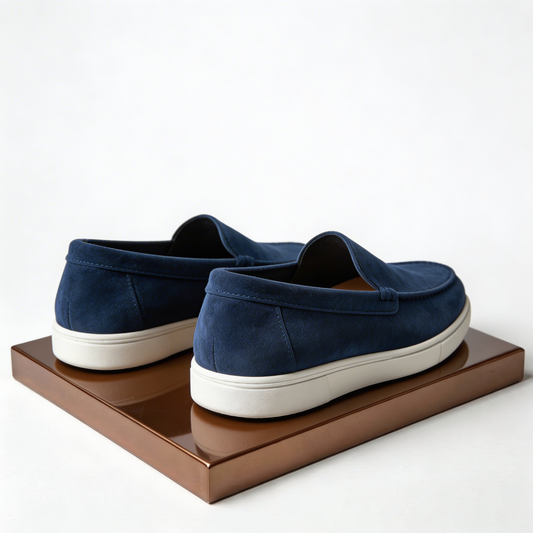 MOCASSINS BLEU MARINE