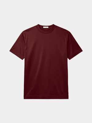 BURGUNDY MERCERISED GLANS SHIRT