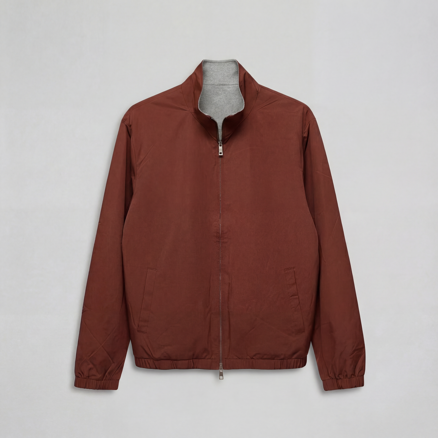TWO-SIDED BORDEAUX COAT