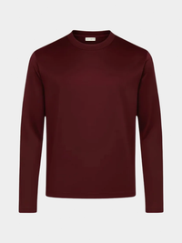 BURGUNDY MERCERISED GLANS PULLOVER