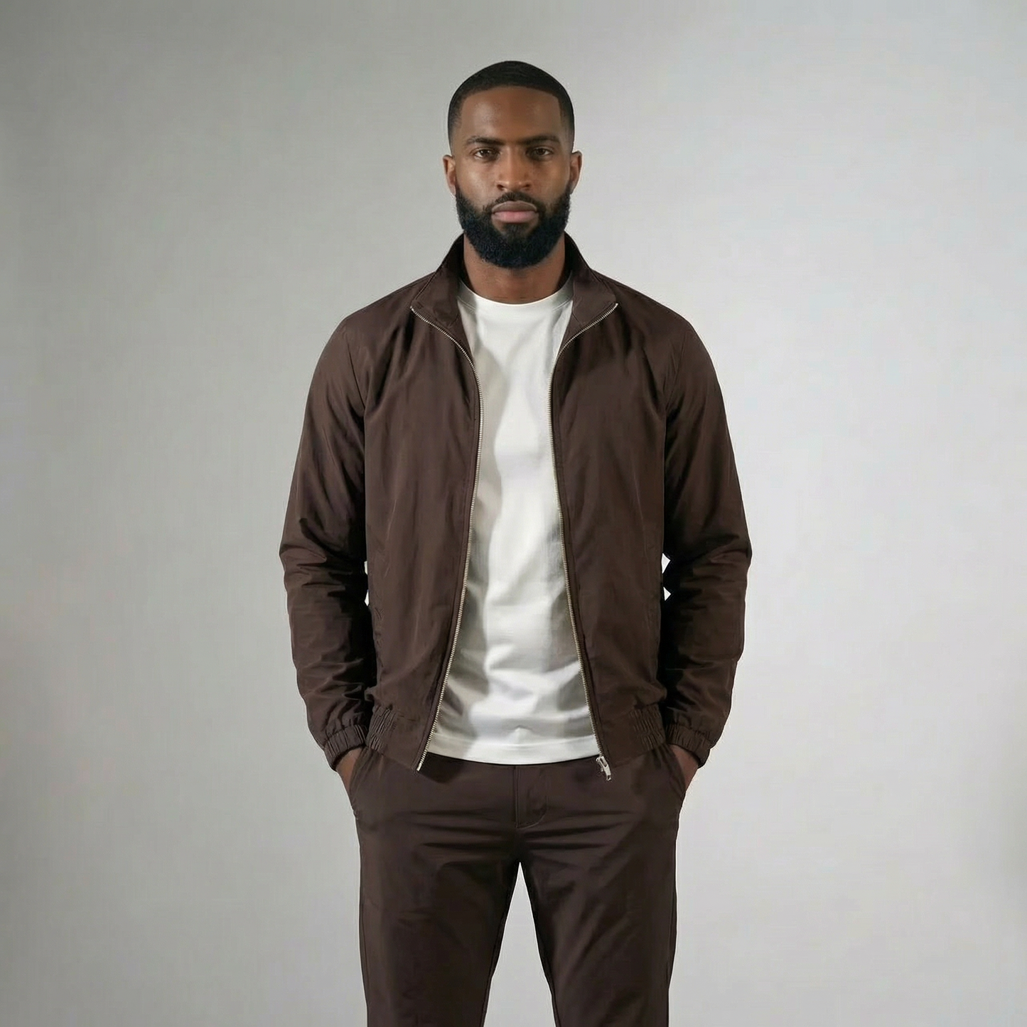 BROWN TECH SUIT