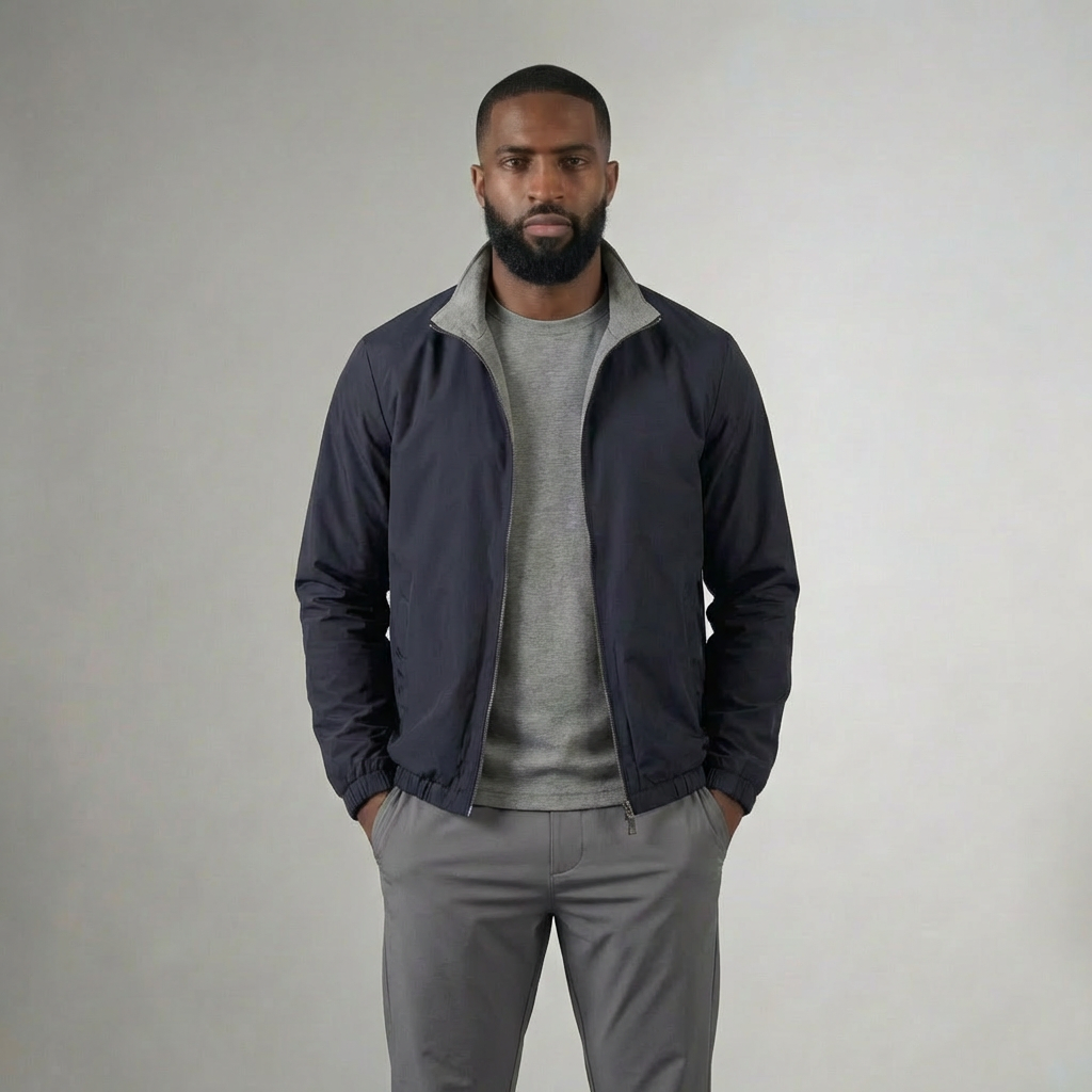 TWO-SIDED MIDNIGHT BLUE JACKET