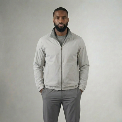 TWO-SIDED OFF-WITE COAT