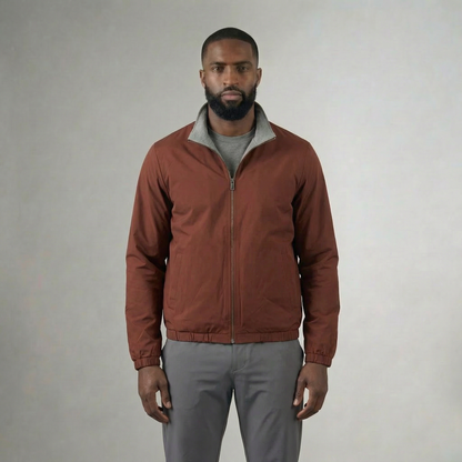 TWO-SIDED BORDEAUX COAT