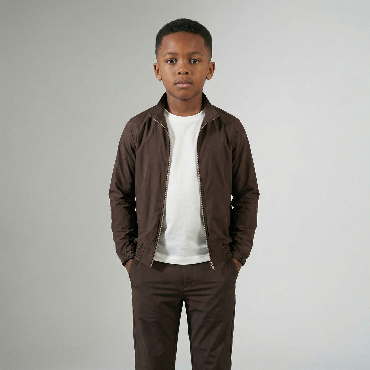 BROWN TECH SUIT KIDS