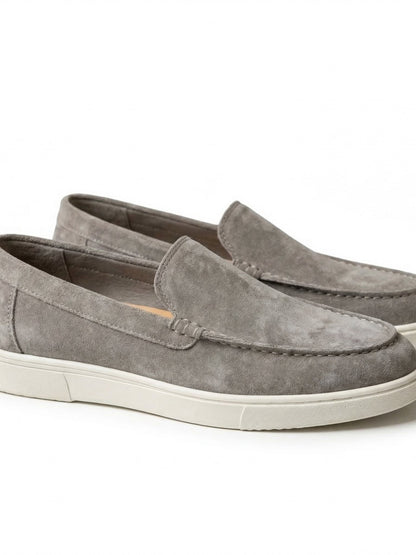 LIGHT GREY LOAFERS