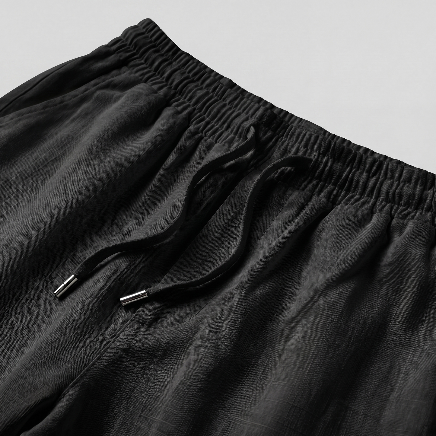 BLACK LINEN PANTS