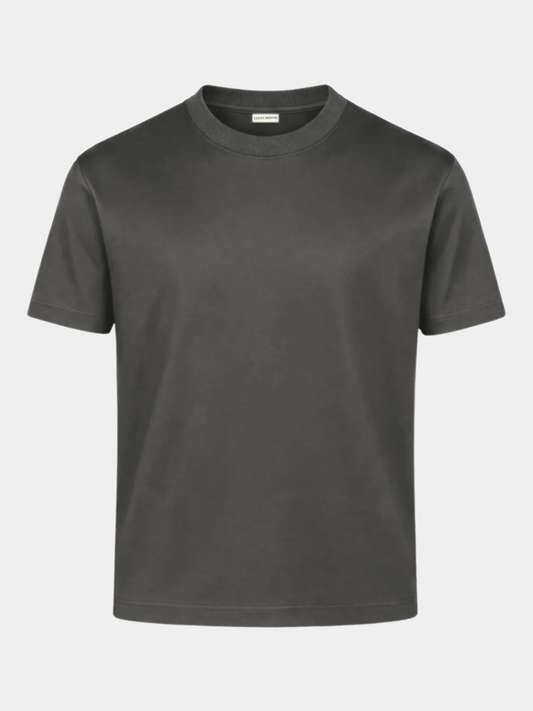 grey mercerised shirt — packshot