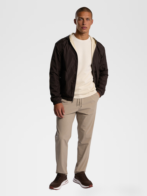 PREMIUM BROWN HOODED JACKET